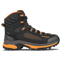 LOWA Boots CORVARA GTX MID - BLACK/ORANGE Clearance