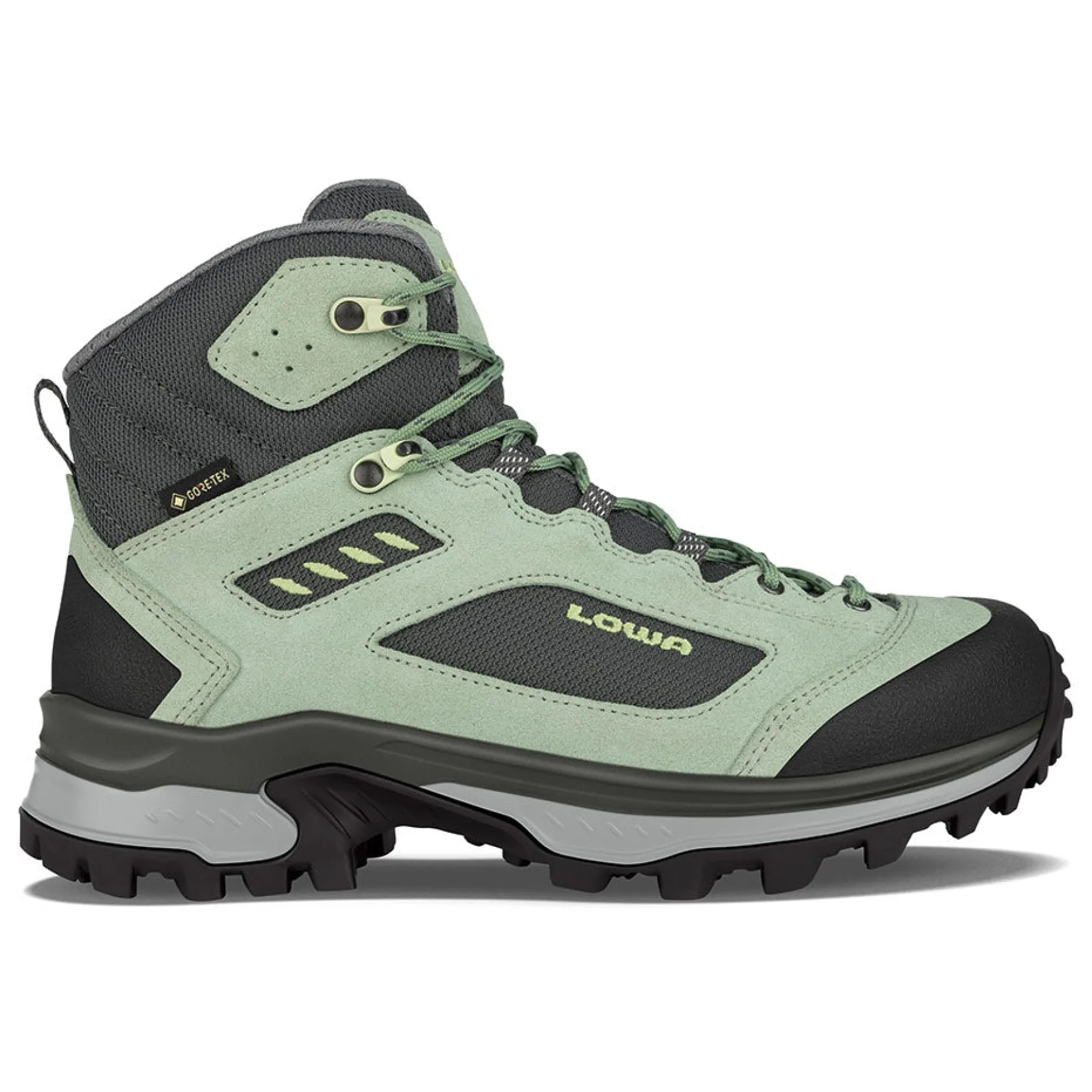 LOWA Boots CORVARA GTX MID WS - PATINA GREEN/GREY Clearance