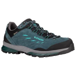 LOWA Boots DELAGO GTX LO WS - PETROL/AQUAMARINE Best