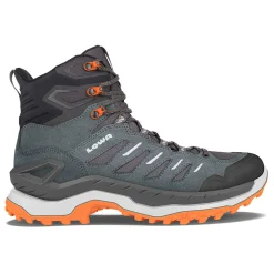 LOWA Boots INNOVO GTX MID - SMOKE/GREEN/FLAME SMOKE GREEN/FLAME Outlet