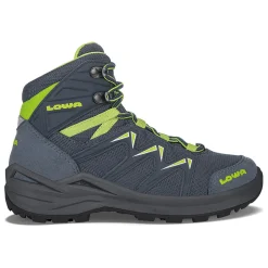 LOWA Boots INNOX PRO GTX MID JUNIOR - STEEL BLUE/LIME Online