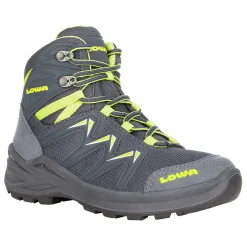 LOWA Boots INNOX PRO GTX MID JUNIOR - STEEL BLUE/LIME Online