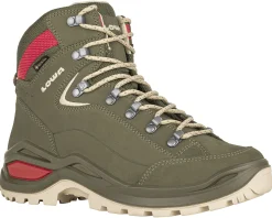 LOWA Boots RENEGADE EVO GTX MID WS - Grey Green/Panna Hot