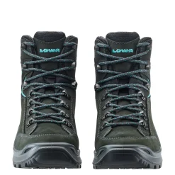 LOWA Boots RENEGADE EVO GTX MID WS - Asphalt/Turquoise Hot